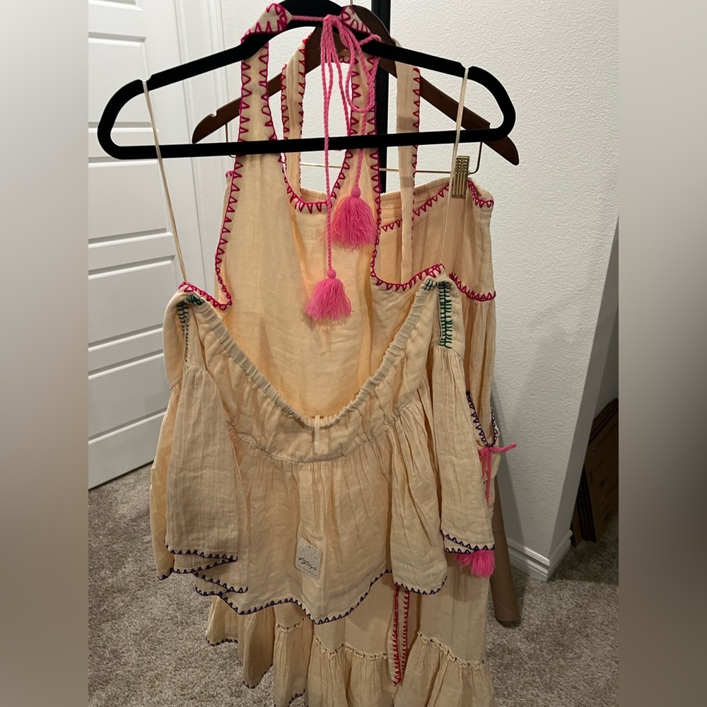 FREE PEOPLE Island Time Embroidered Set, XLARGE NWT - Picture 9 of 11